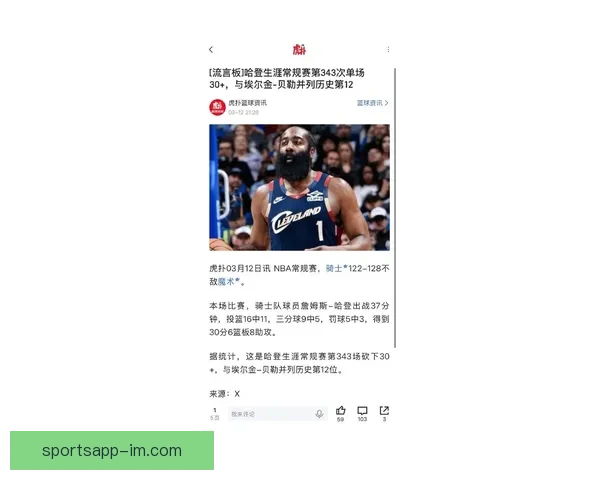 数据帝哈登追平队史52年纪录23分17助17篮板 约基奇创NBA历史新纪录